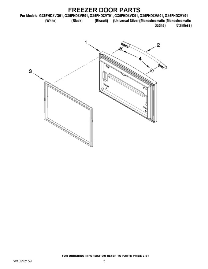 Diagram for GX5FHDXVA01