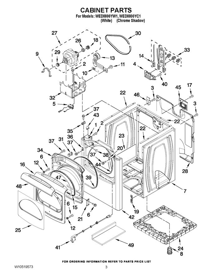 Diagram for WED8800YC1