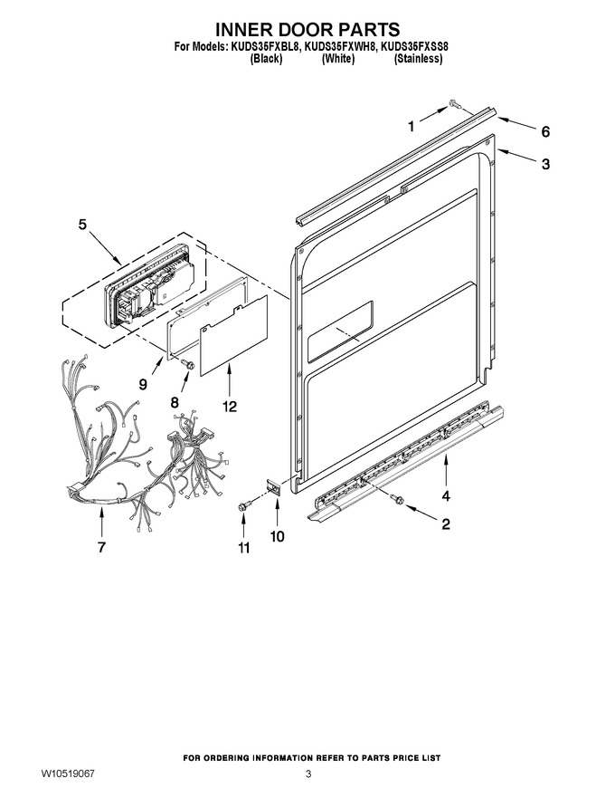 Diagram for KUDS35FXBL8