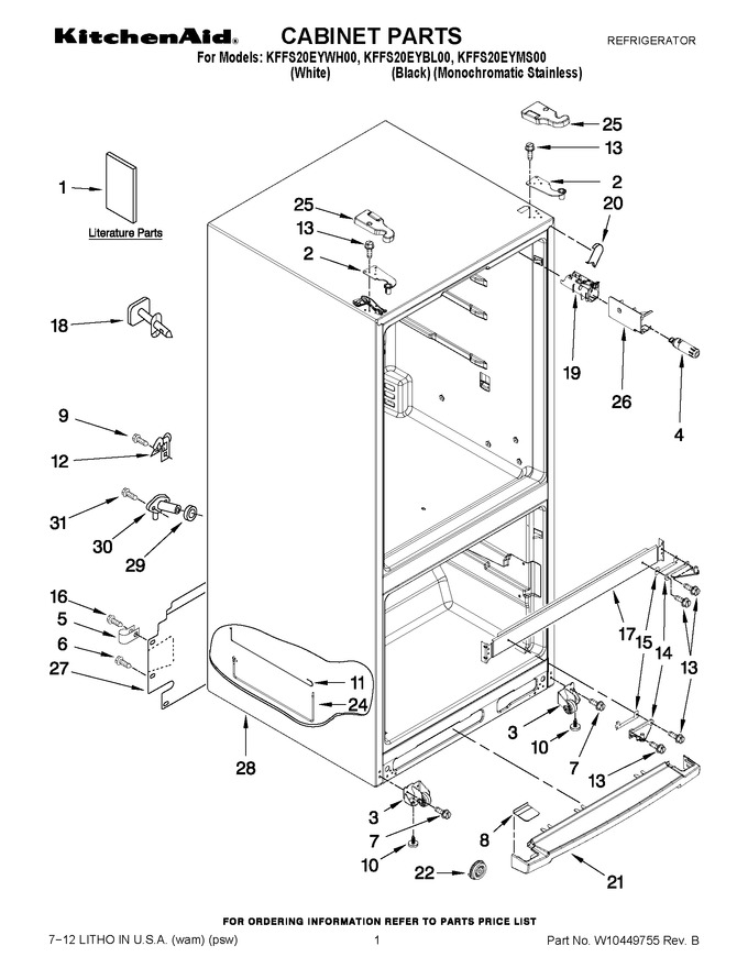 Diagram for KFFS20EYWH00