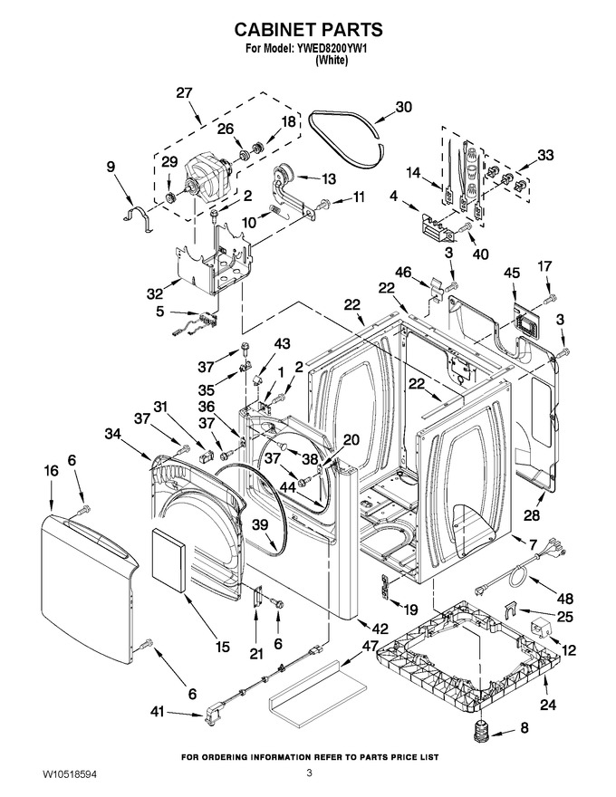 Diagram for YWED8200YW1