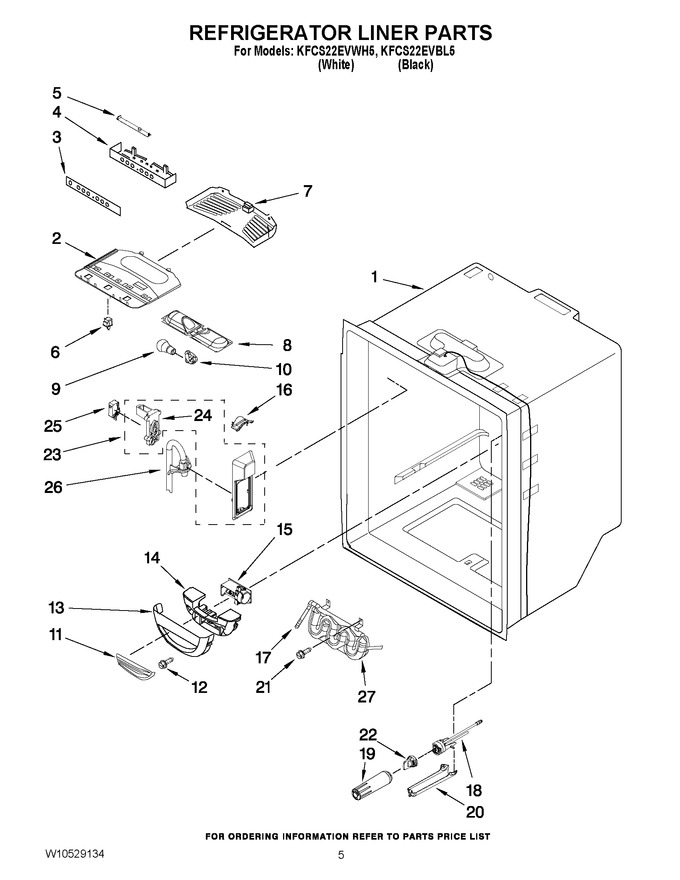 Diagram for KFCS22EVWH5