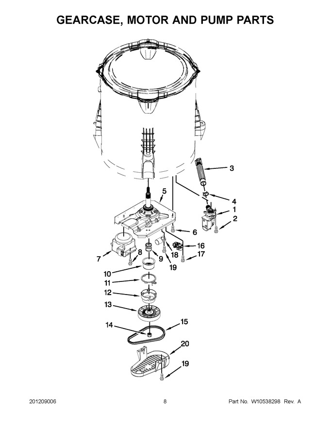 Diagram for WTW4930XW3