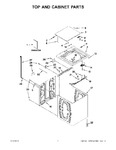 Diagram for 01 - Top And Cabinet Parts