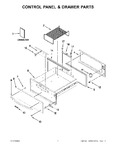 Diagram for 01 - Control Panel & Drawer Parts
