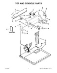 Diagram for 01 - Top And Console Parts
