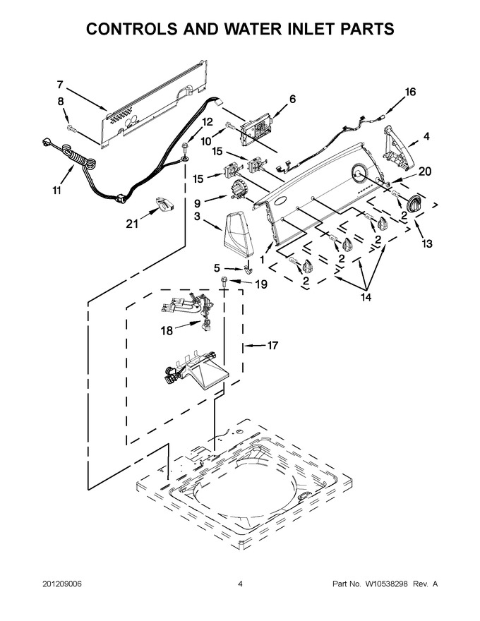 Diagram for WTW4930XW3