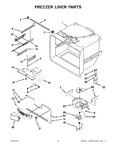 Diagram for 02 - Freezer Liner Parts