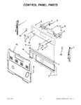 Diagram for 02 - Control Panel Parts