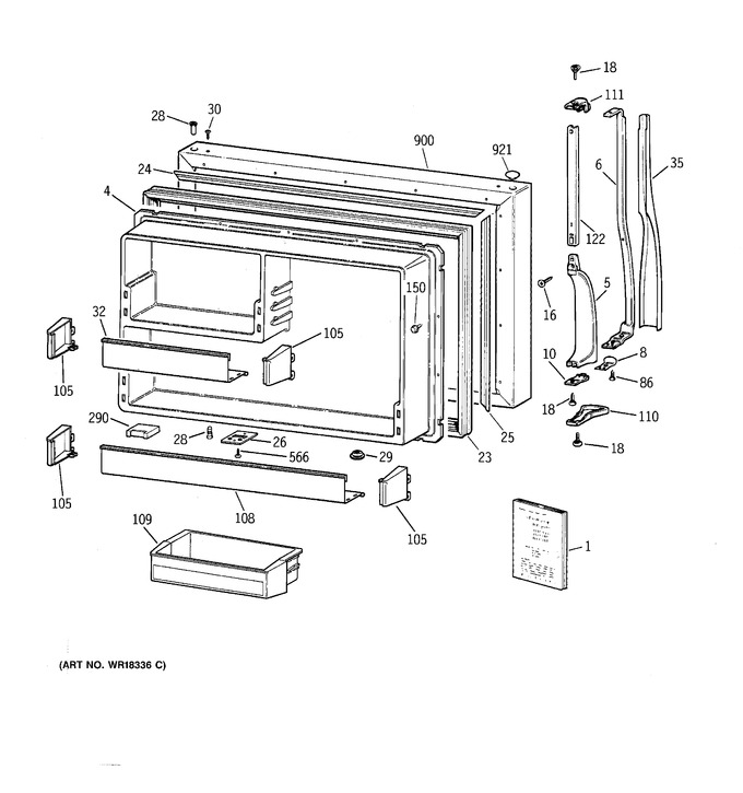 Diagram for CTG25GAXERWW