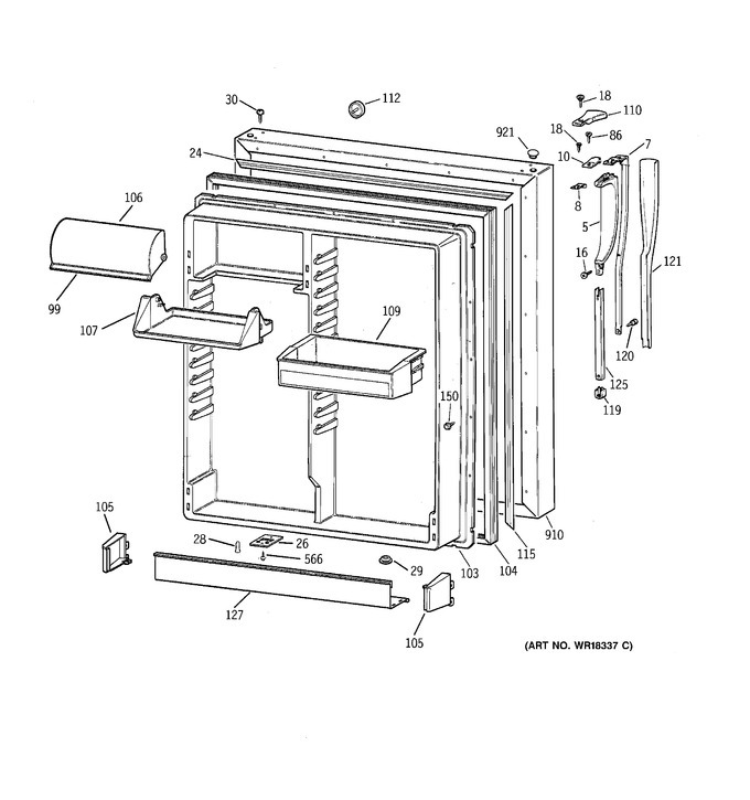 Diagram for CTG25GAXERWW
