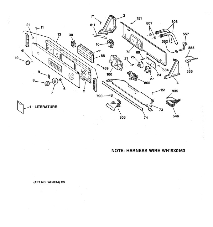 Diagram for WPSQ4160T5WW
