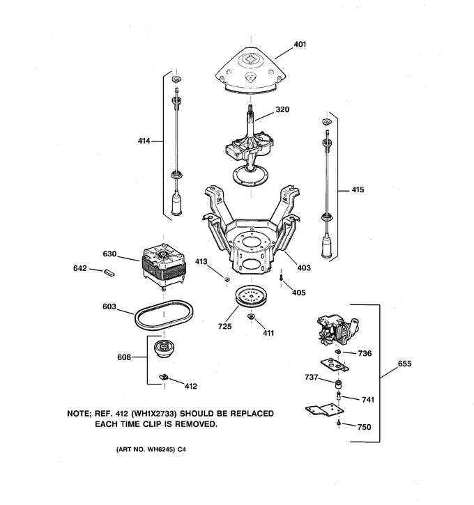 Diagram for WPSQ4160T5WW