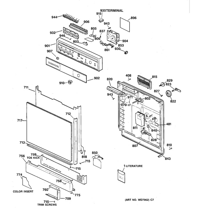 Diagram for GSD900X-03BA