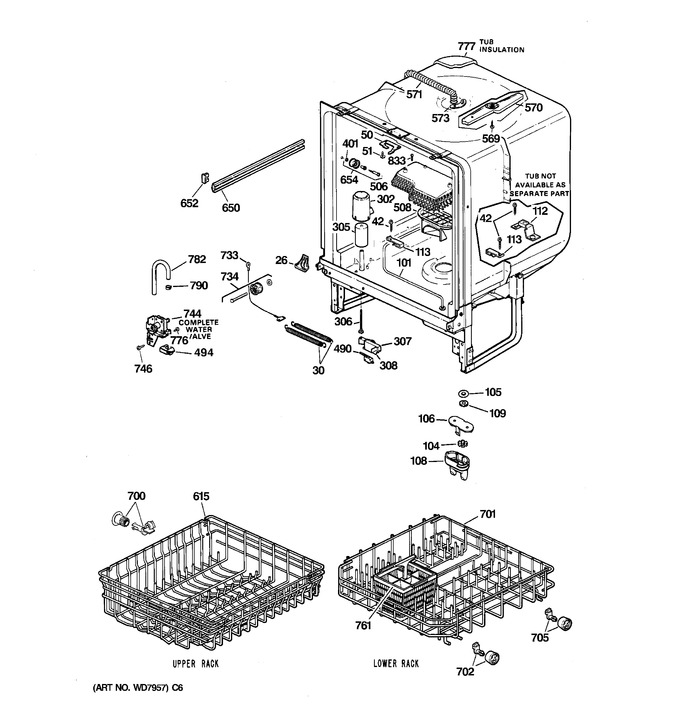Diagram for GSC700T02WH