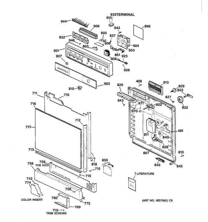 Diagram for GSD1920X66BB