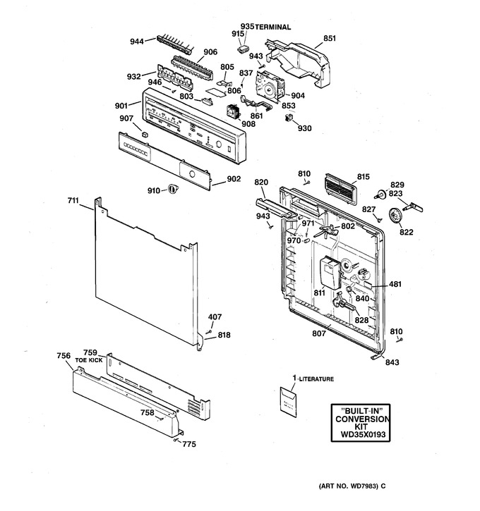 Diagram for GSC700X01AD