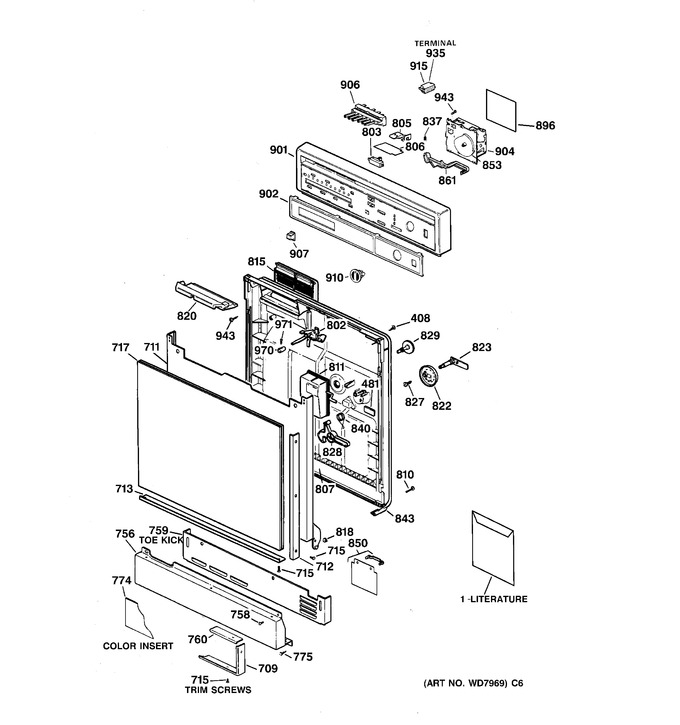 Diagram for GSD680X-68WW