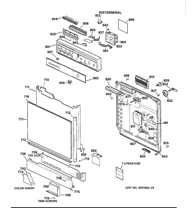 Diagram for GSD1180X72WW