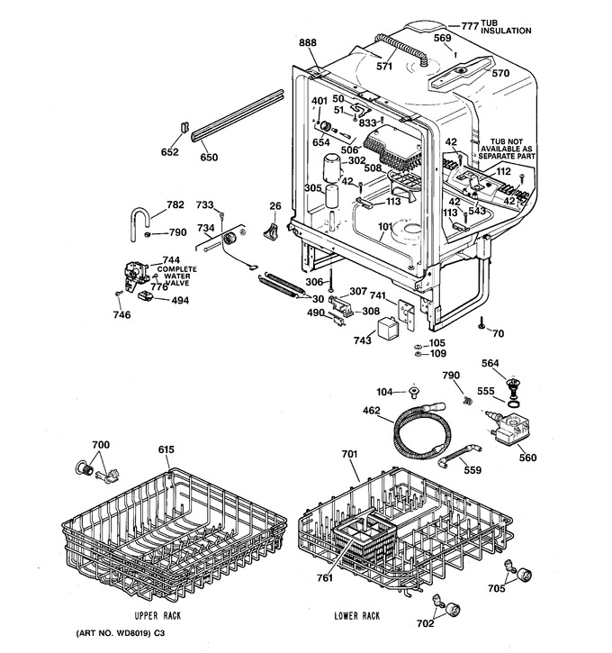 Diagram for GSD1150X72