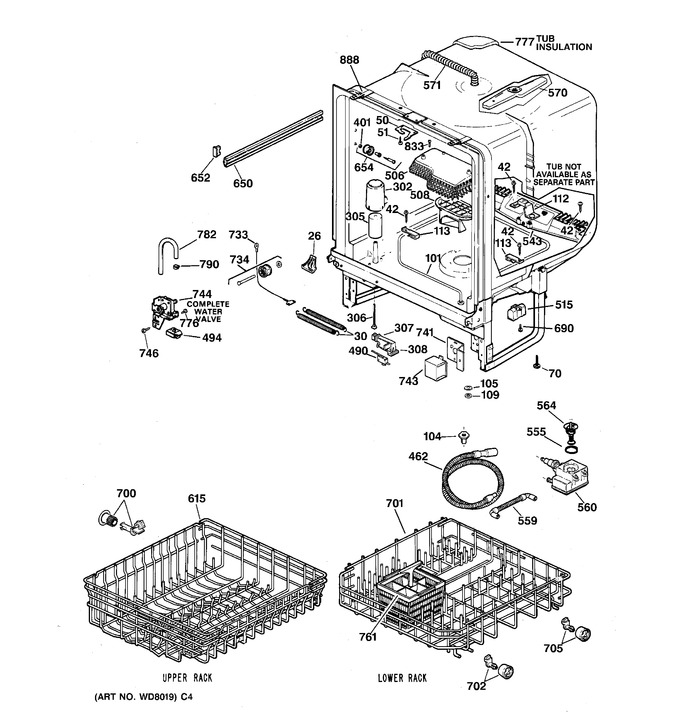 Diagram for GSD4210X72AA