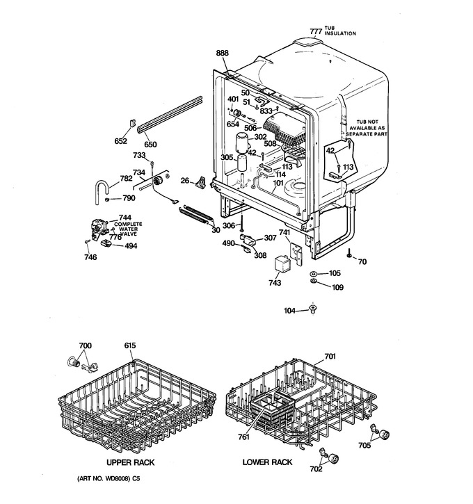 Diagram for GSD650X-72BA