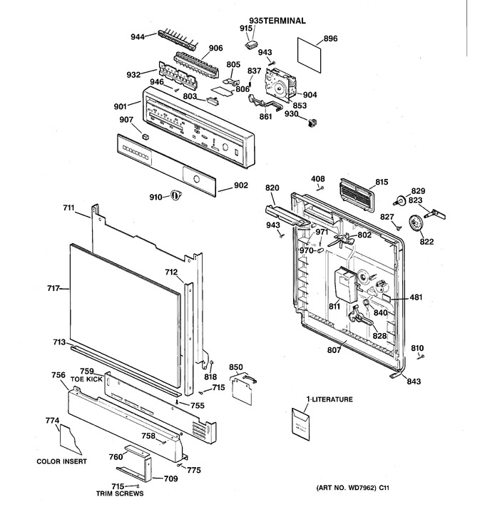 Diagram for GSD900X-72BA