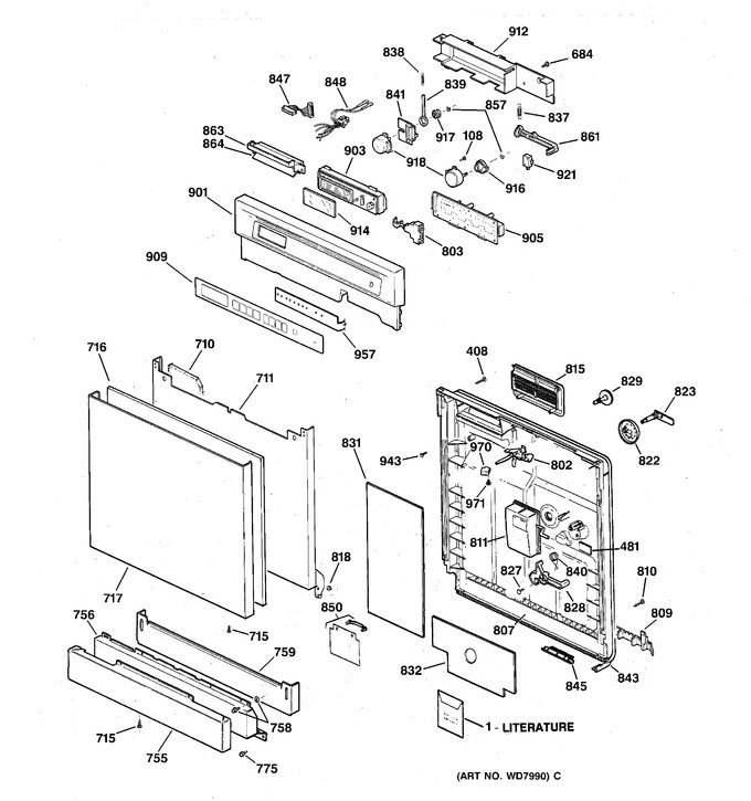 Diagram for GSD4910X72AA