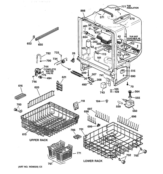 Diagram for GSD4910X72AA