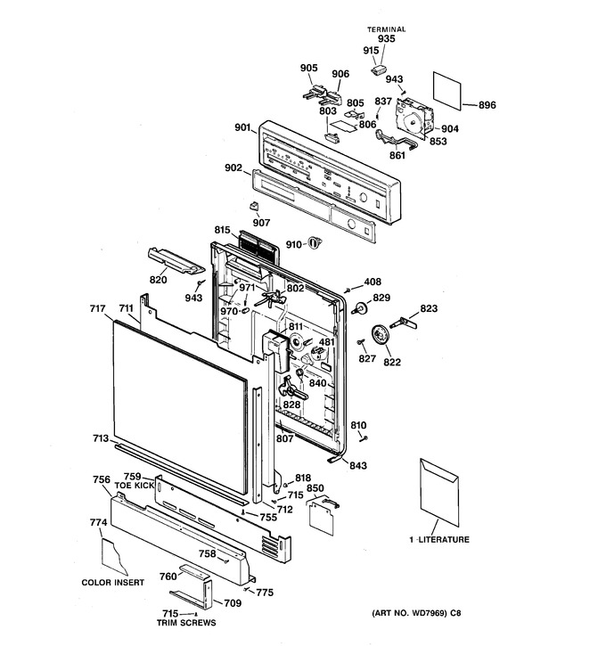 Diagram for GSD725X-72WW