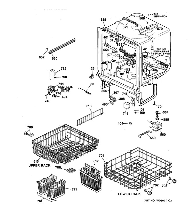 Diagram for GSD4330Y73WW