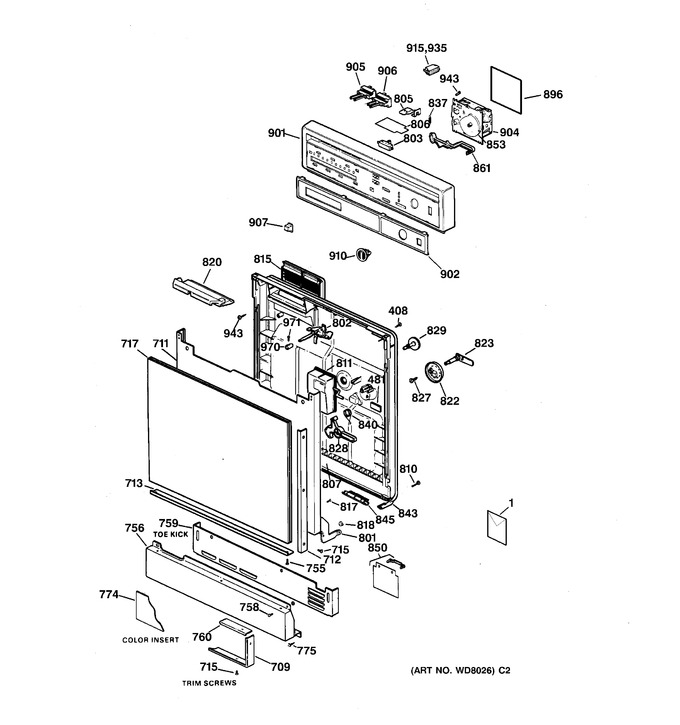 Diagram for GSD650X-73BA