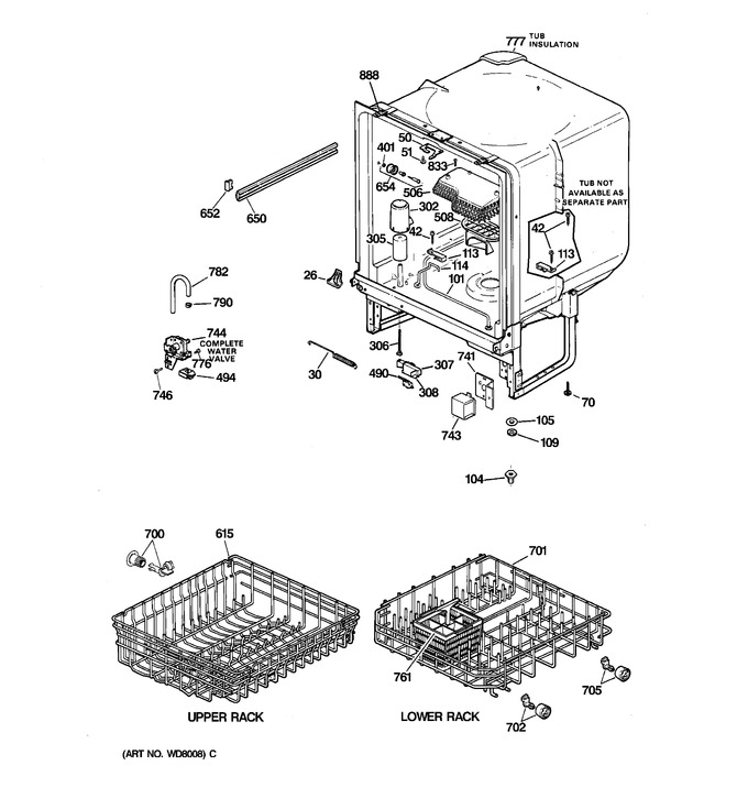 Diagram for GSD650X-73BA