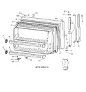 Diagram for 1 - Freezer Door