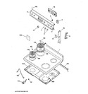 Diagram for 1 - Control Panel & Cooktop