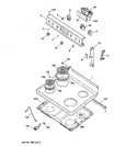 Diagram for 1 - Control Panel & Cooktop