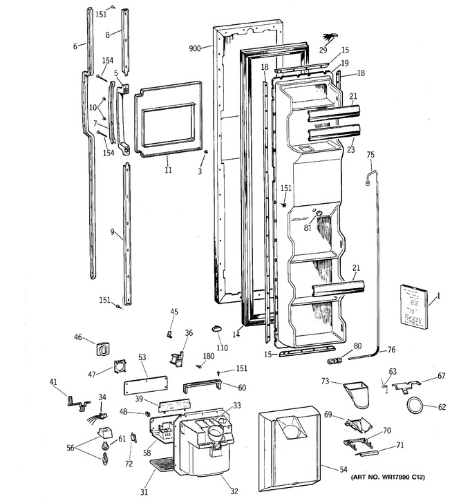 Diagram for TFX25ZPZBAA