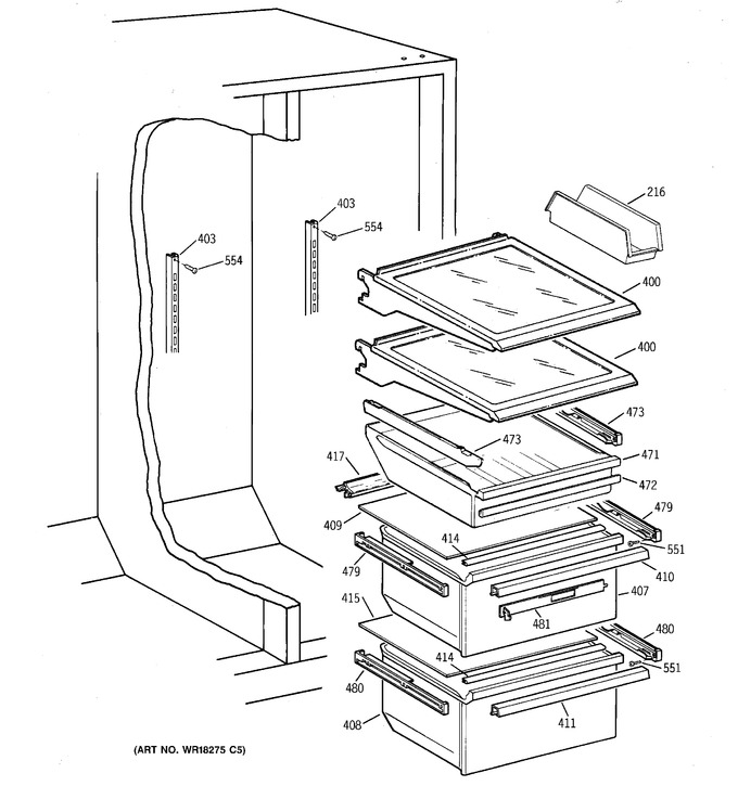 Diagram for TFX25ZPZBAA