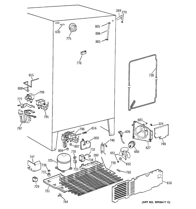 Diagram for TFX25ZPZBAA