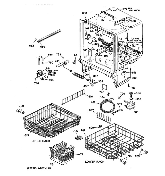 Diagram for GSD4130Y04WW