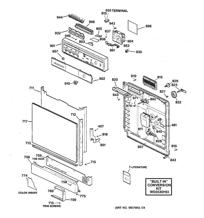Diagram for GSC900X07BA