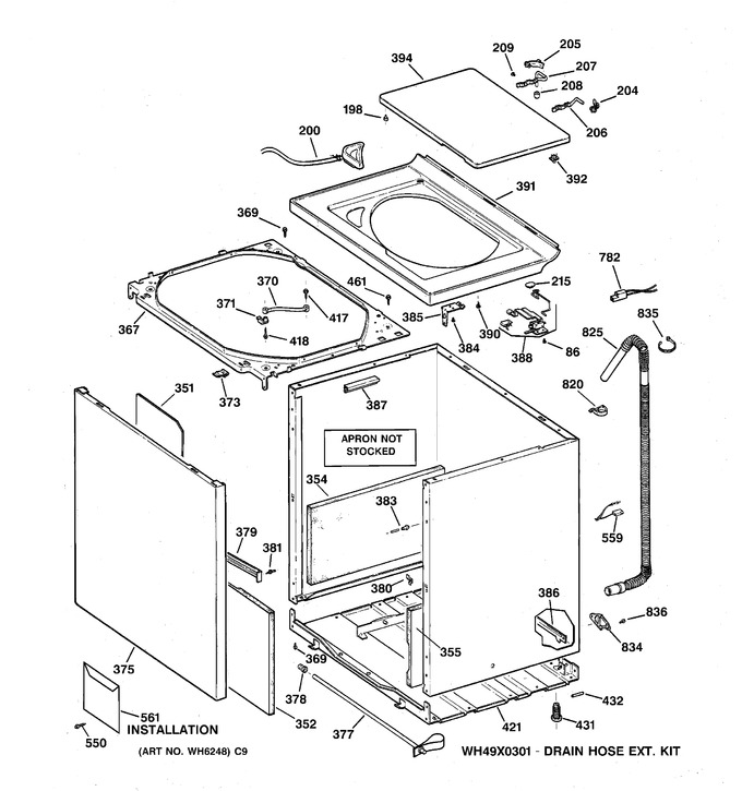Diagram for WPSQ4160T9WW