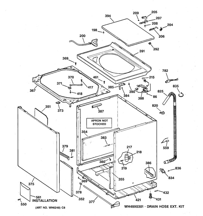 Diagram for WISQ416BT8WW