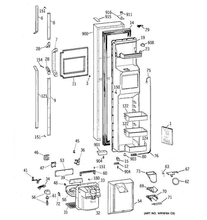 Diagram for TFX28PPZCBB