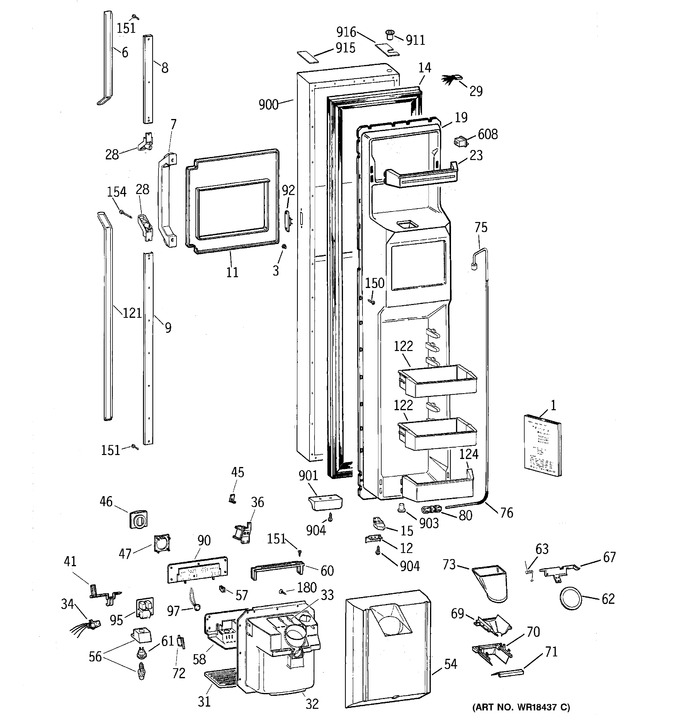 Diagram for TFX28PBZCWW