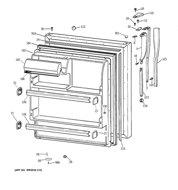 Diagram for MTX18EAZBRWW