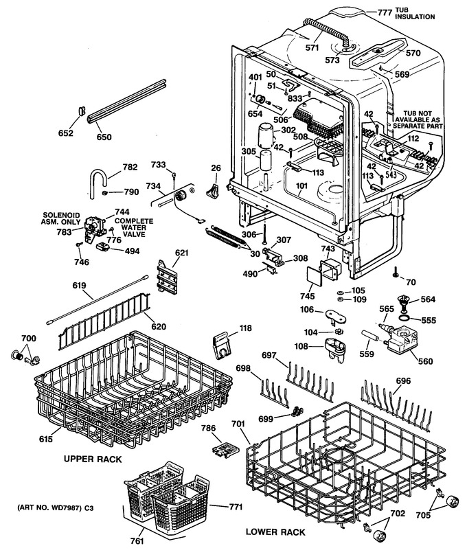 Diagram for GSD1930T64WW
