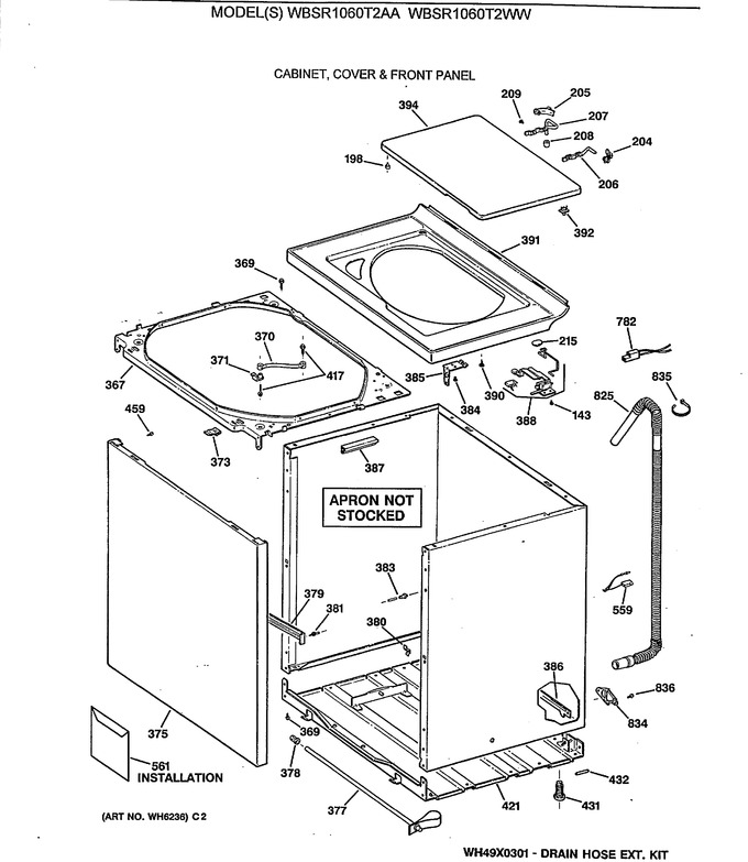 Diagram for WBSR1060T2WW