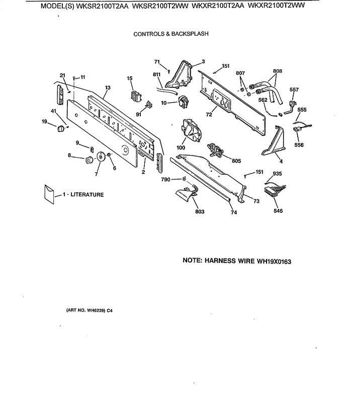 Diagram for WKSR2100T2WW
