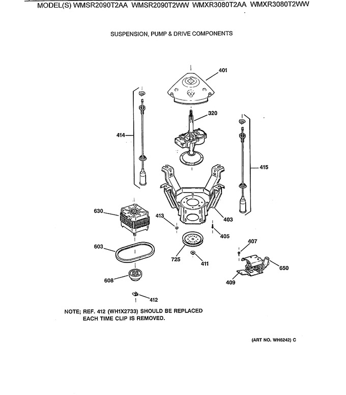Diagram for WMSR2090T2WW
